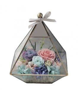 Preserved Fresh Flowers - Violet Dream
