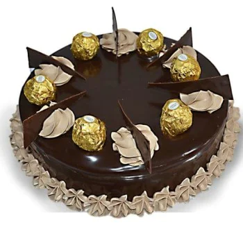 Ferrero Rocher Chocolate Birthday Cake Ferrero Rocher Chocolate Birthday Cake