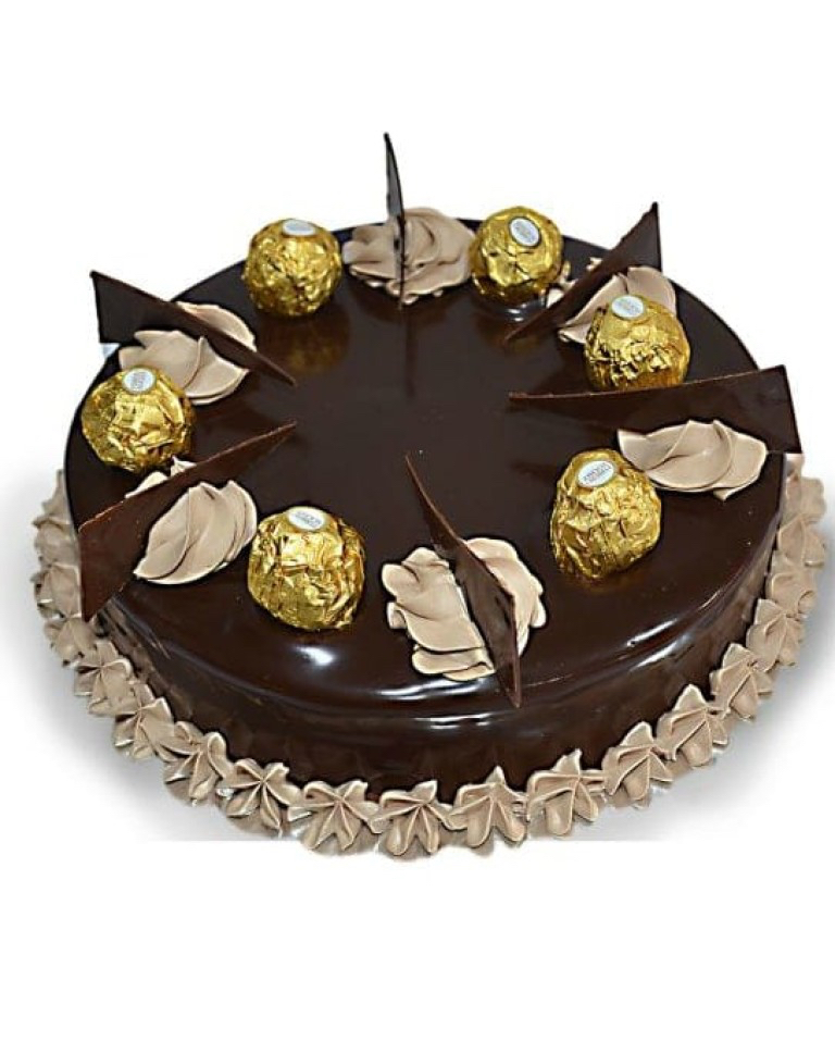 Ferrero Rocher Chocolate Birthday Cake
