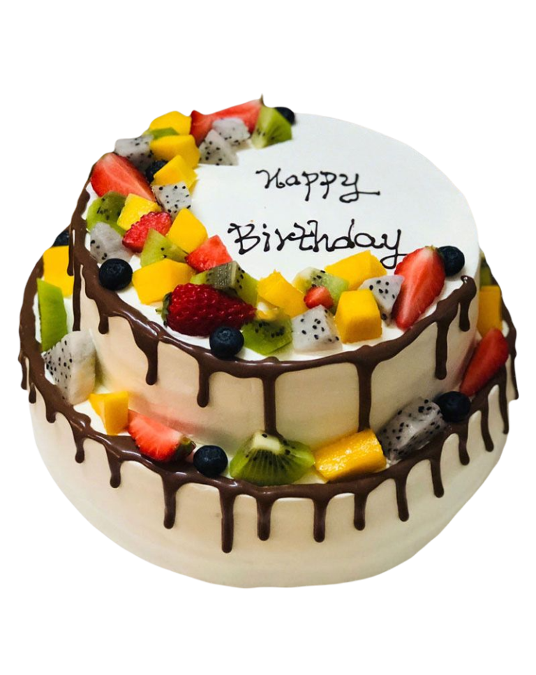 Chocolate Birthday Cake 8+6 inches