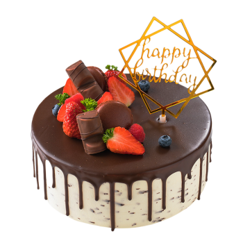 Choco Sparkle Birthday Cake