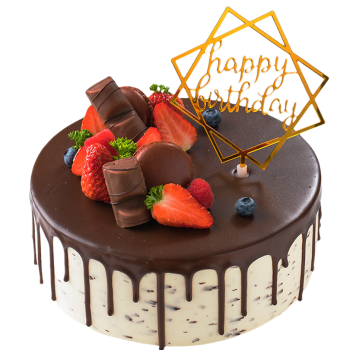 Choco Sparkle Birthday Cake