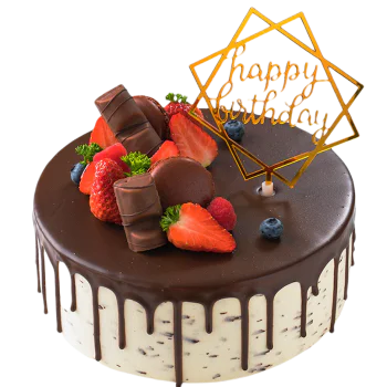 Choco Sparkle Birthday Cake