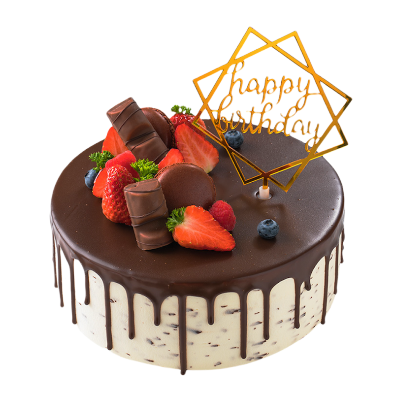 Choco Sparkle Birthday Cake