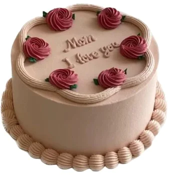 Mother's Day Fresh Cream Cake Mother's Day Fresh Cream Cake