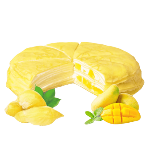 Fresh Cream Birthday Cake - Mango and Durian Combo Filling