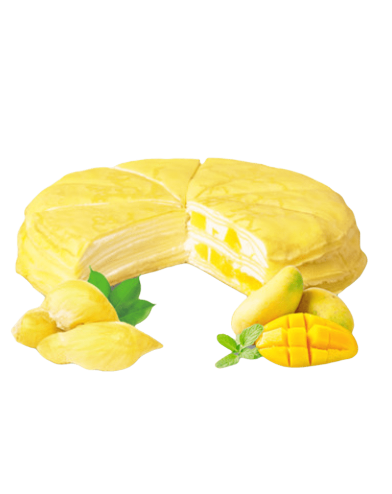Fresh Cream Birthday Cake - Mango and Durian Combo Filling