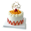 Bolo Aniversário Creme Fresco Clássico