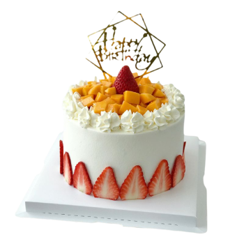 Fresh Cream Birthday Cake Classic