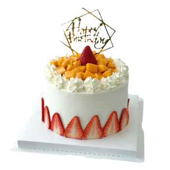 经典鲜奶油生日蛋糕