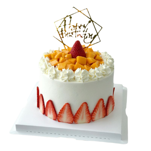 Fresh Cream Birthday Cake