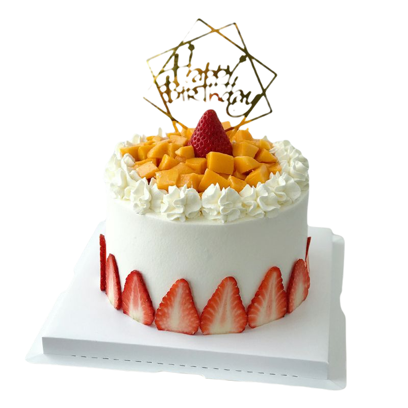 Bolo Aniversário Creme Fresco Clássico