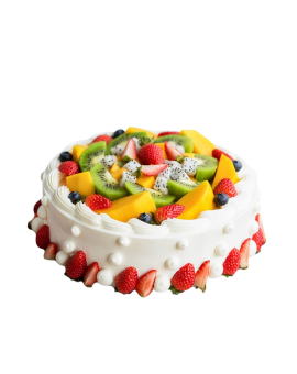 Fresh Cream Birthday Cake