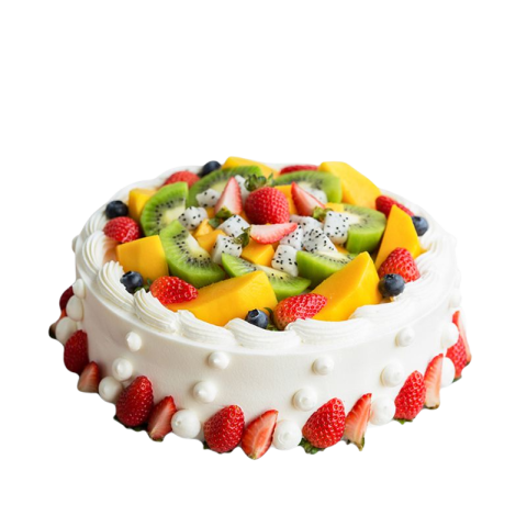Fresh Cream Birthday Cake