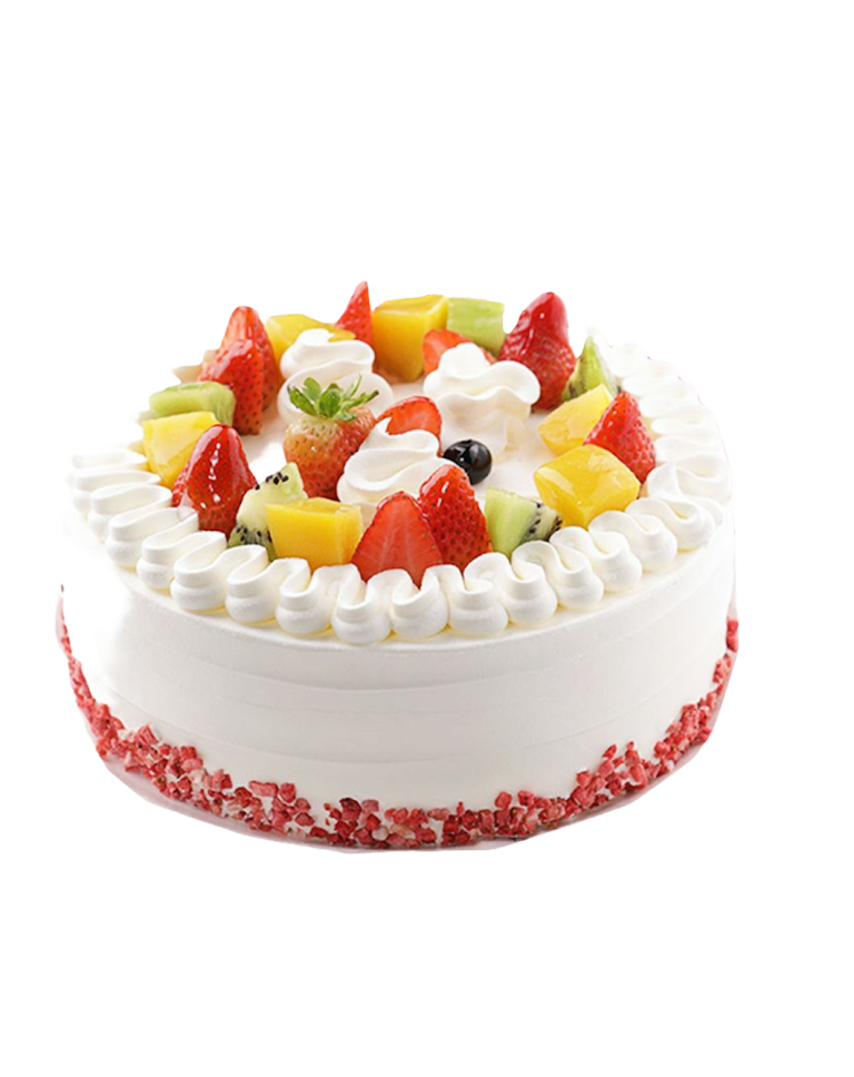 Fresh Cream Birthday Cake