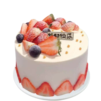 冰霜庆典鲜奶油蛋糕