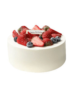 Fresh Cream Birthday Cake