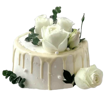 Winter Garden Cream Cake