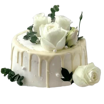 Winter Garden Cream Cake