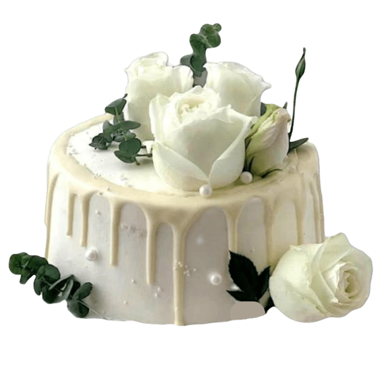 Winter Garden Cream Cake