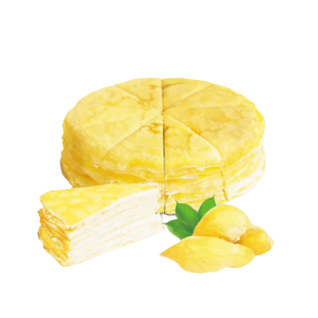 Fresh Cream Birthday Cake - Durian Filling Fresh Cream Birthday Cake - Durian Filling