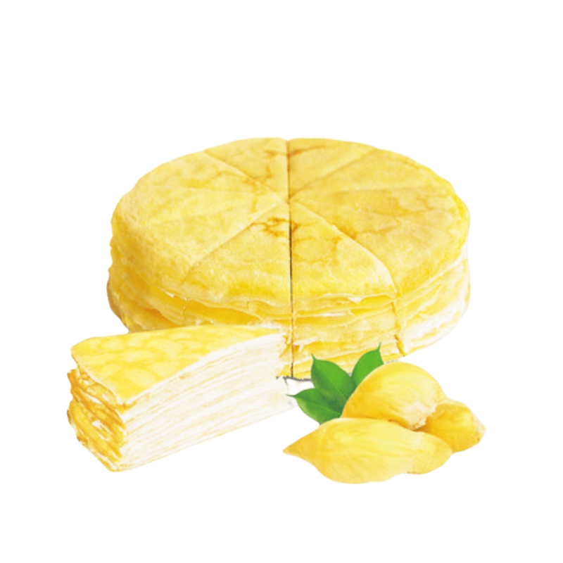 鲜奶油榴莲生日蛋糕