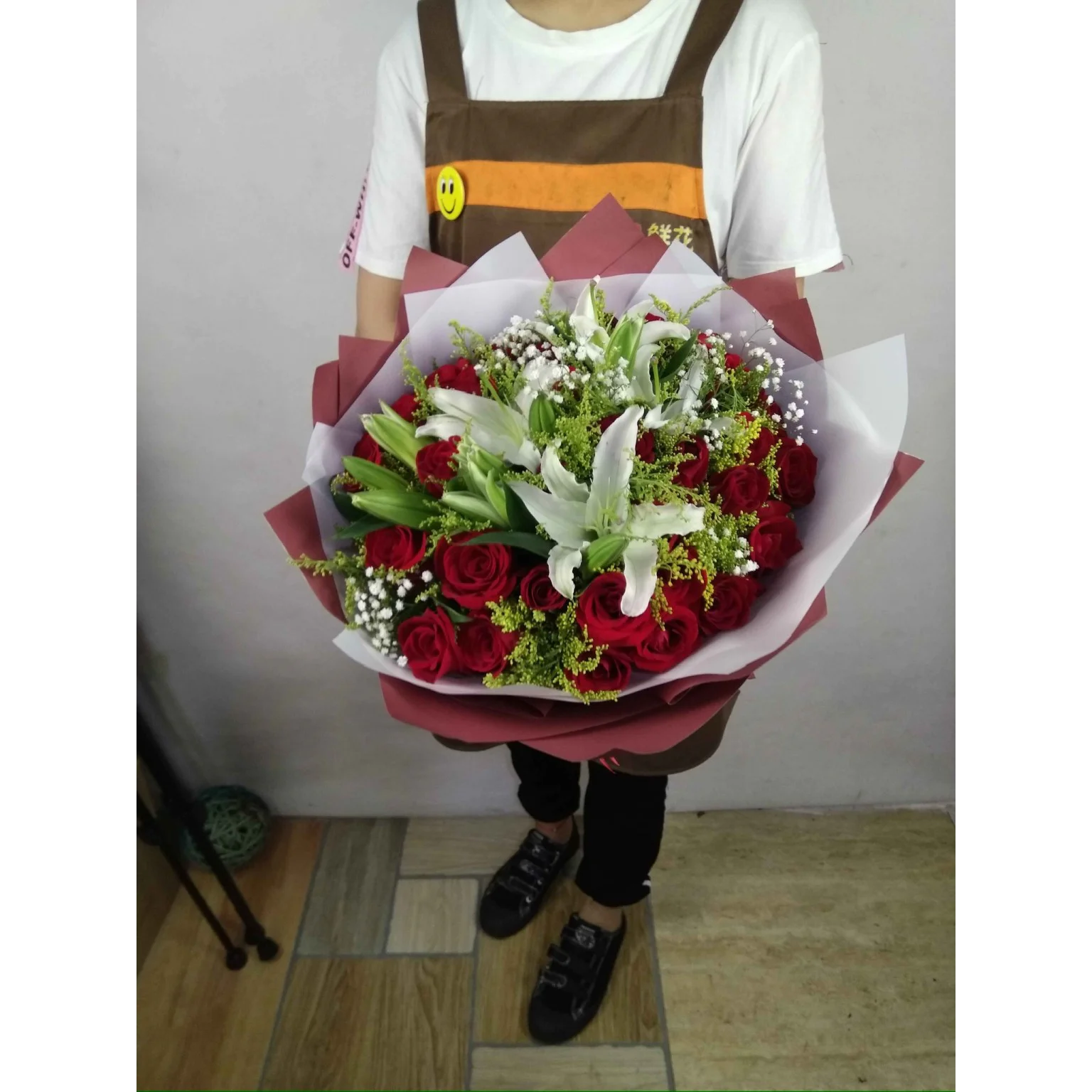 Bloom with Love bouquet delivered to customer in China