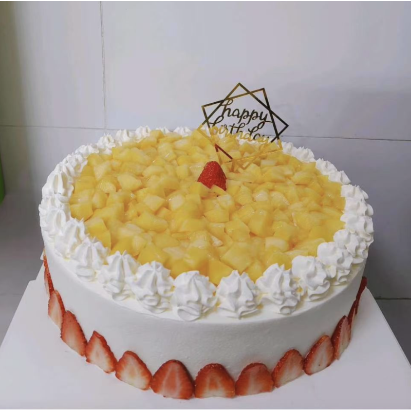 Bolo Aniversário Creme Fresco Clássico
