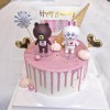 Brown Bear & Bunny Cream Cake