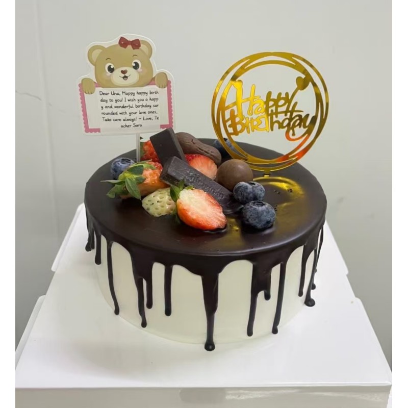 Choco Sparkle Birthday Cake