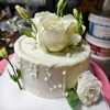 Winter Garden Cream Cake