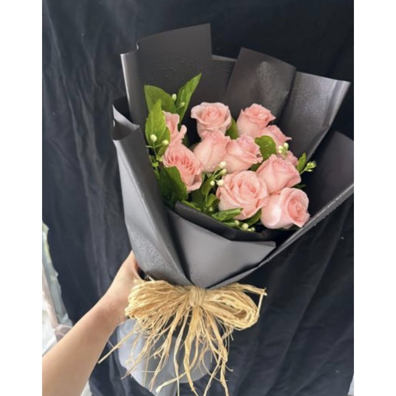 Pink Raffia Delight