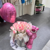 Sweet Embrace – Pink Roses & Teddy Bucket Sweet Embrace – Pink Roses & Teddy Bucket