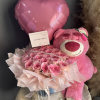 Sweet Embrace – Pink Roses & Teddy Bucket Sweet Embrace – Pink Roses & Teddy Bucket