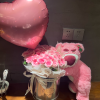 Sweet Embrace – Pink Roses & Teddy Bucket Sweet Embrace – Pink Roses & Teddy Bucket