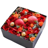 Christmas Flowers Gift Box - Merry Christmas Xmas