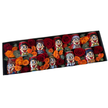 Christmas Flowers Gift Box Ho Ho Ho Christmas Flowers Gift Box Ho Ho Ho