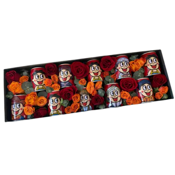 Christmas Flowers Gift Box Ho Ho Ho Christmas Flowers Gift Box Ho Ho Ho