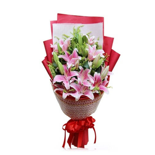 21 Pink Lilies