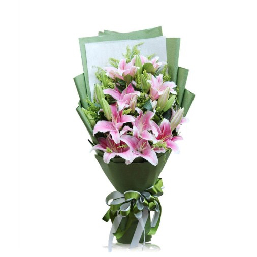 21 Pink Lilies