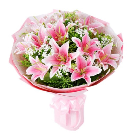 21 Pink Lilies