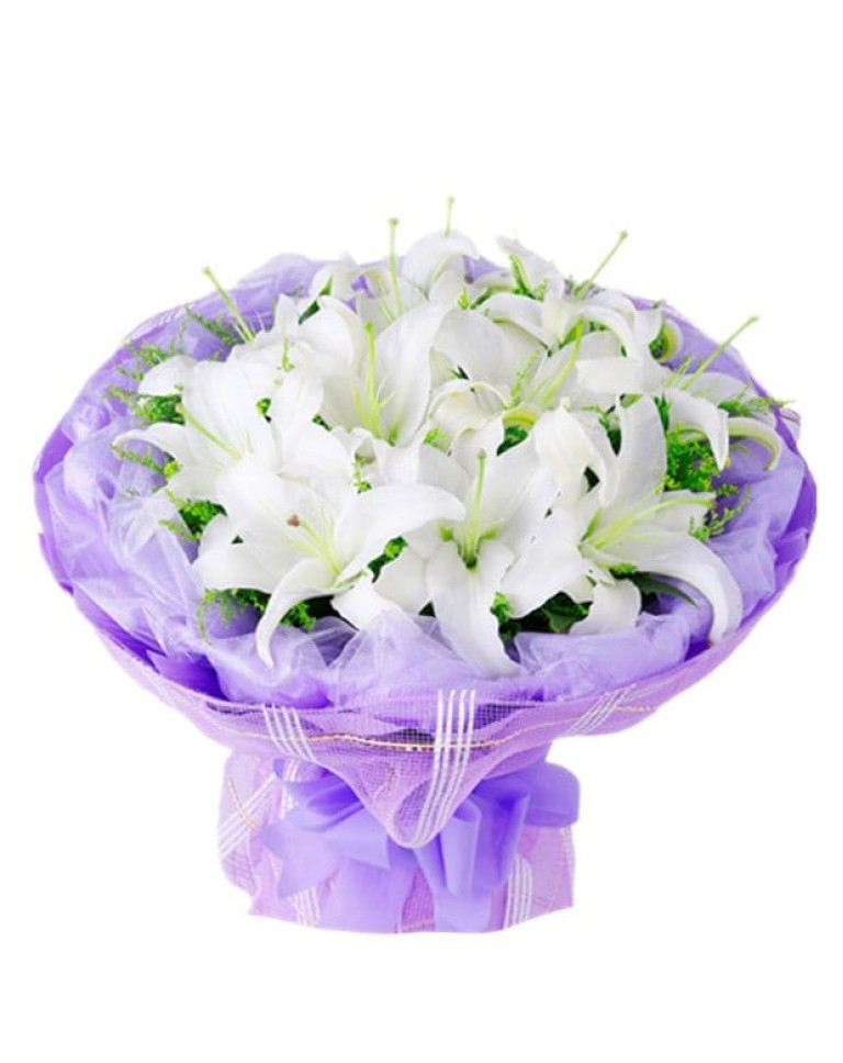 21 White Liliesa