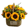 Sunflower Joy Basket Sunflower Joy Basket