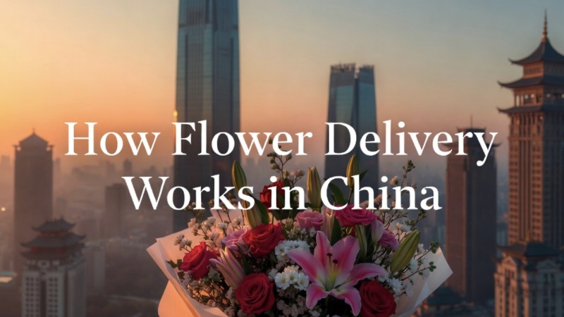 How Flower Delivery Works in China