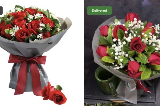 Real Delivered Flower Bouquets in China | Pandoraflora.com Customer Photos