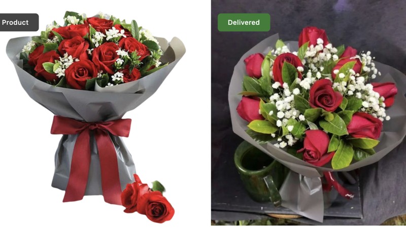 Real Delivered Flower Bouquets in China | Pandoraflora.com Customer Photos
