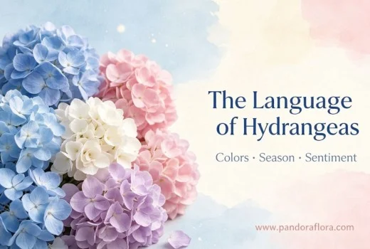 Interpretation of Hydrangea's Full Color Palette: Affection Hidden in Flower Clusters, Crossing Mountains and Seas