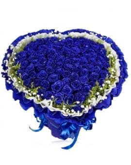 99 Blue Roses