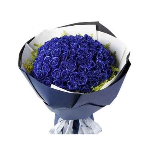 99 Blue Roses