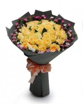 33 Champagne Roses